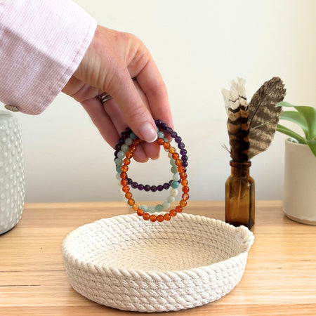 Shallow Rope Basket - Small