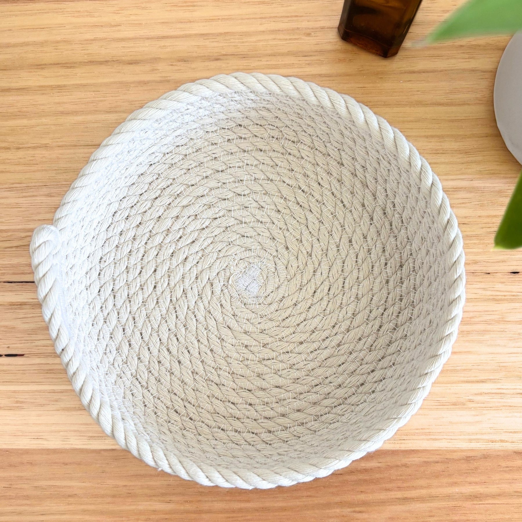 Shallow Rope Basket - Small