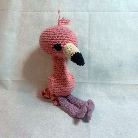 Crochet Flamingo Toy