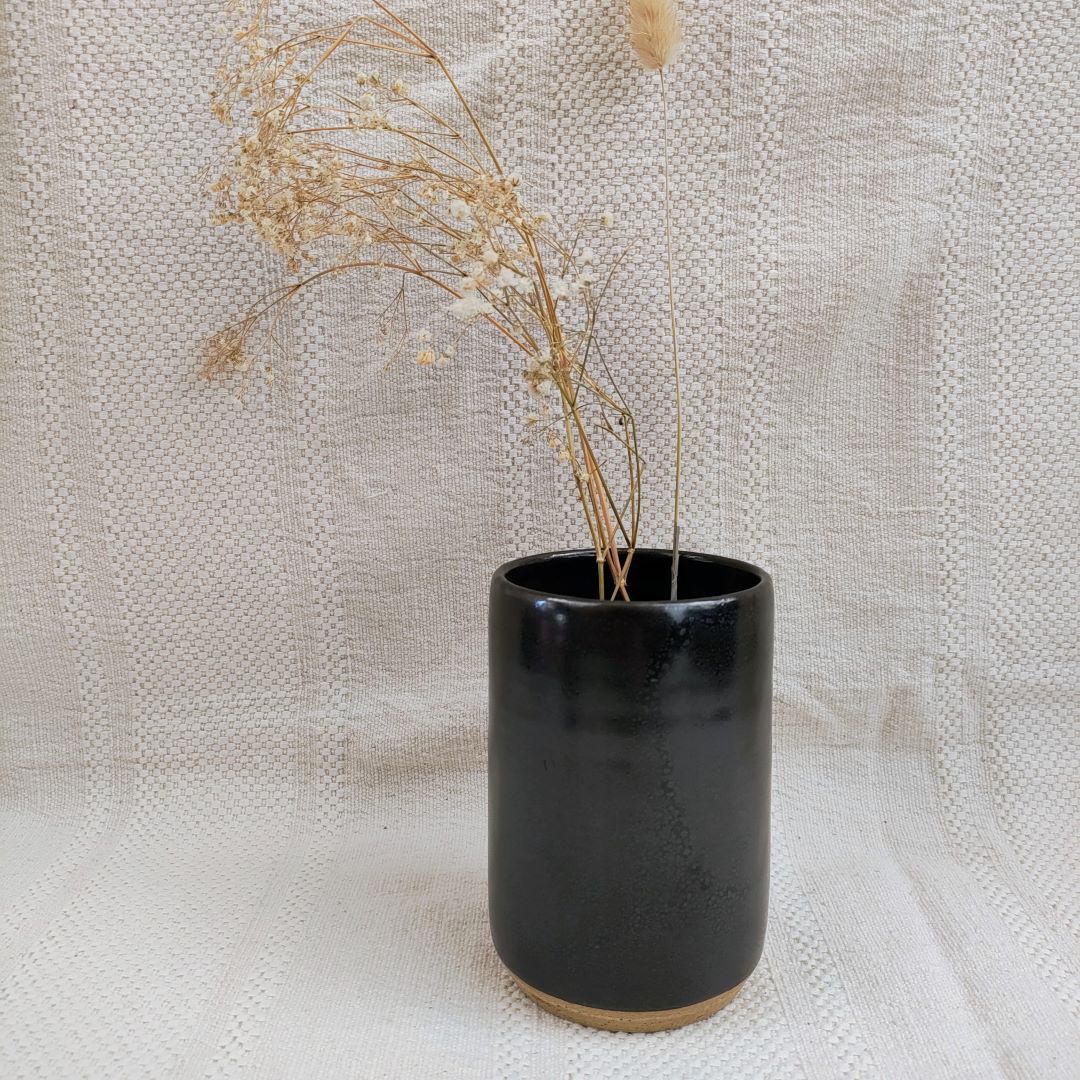 Black Bud Vase