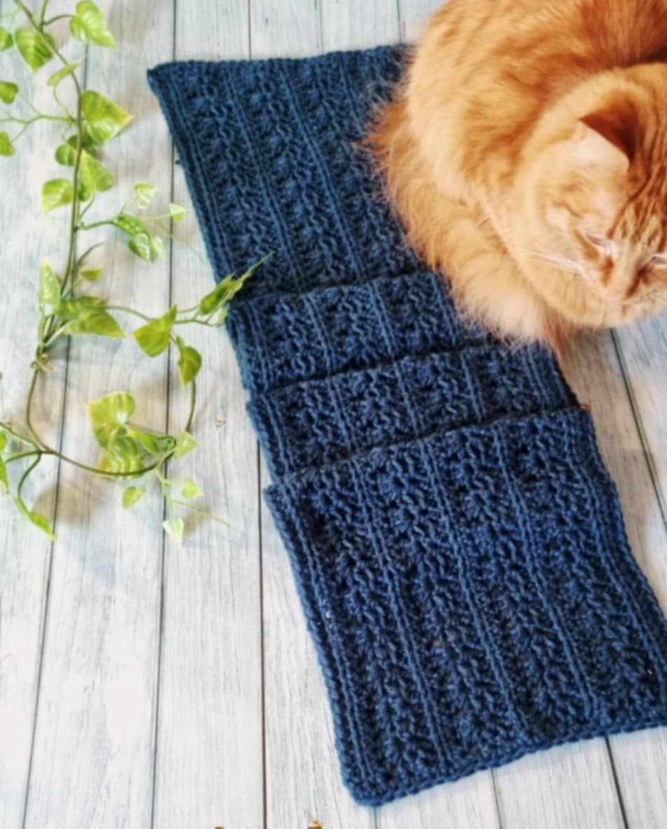 Download - Crochet Pattern | Blended Lines Scarf | Adult