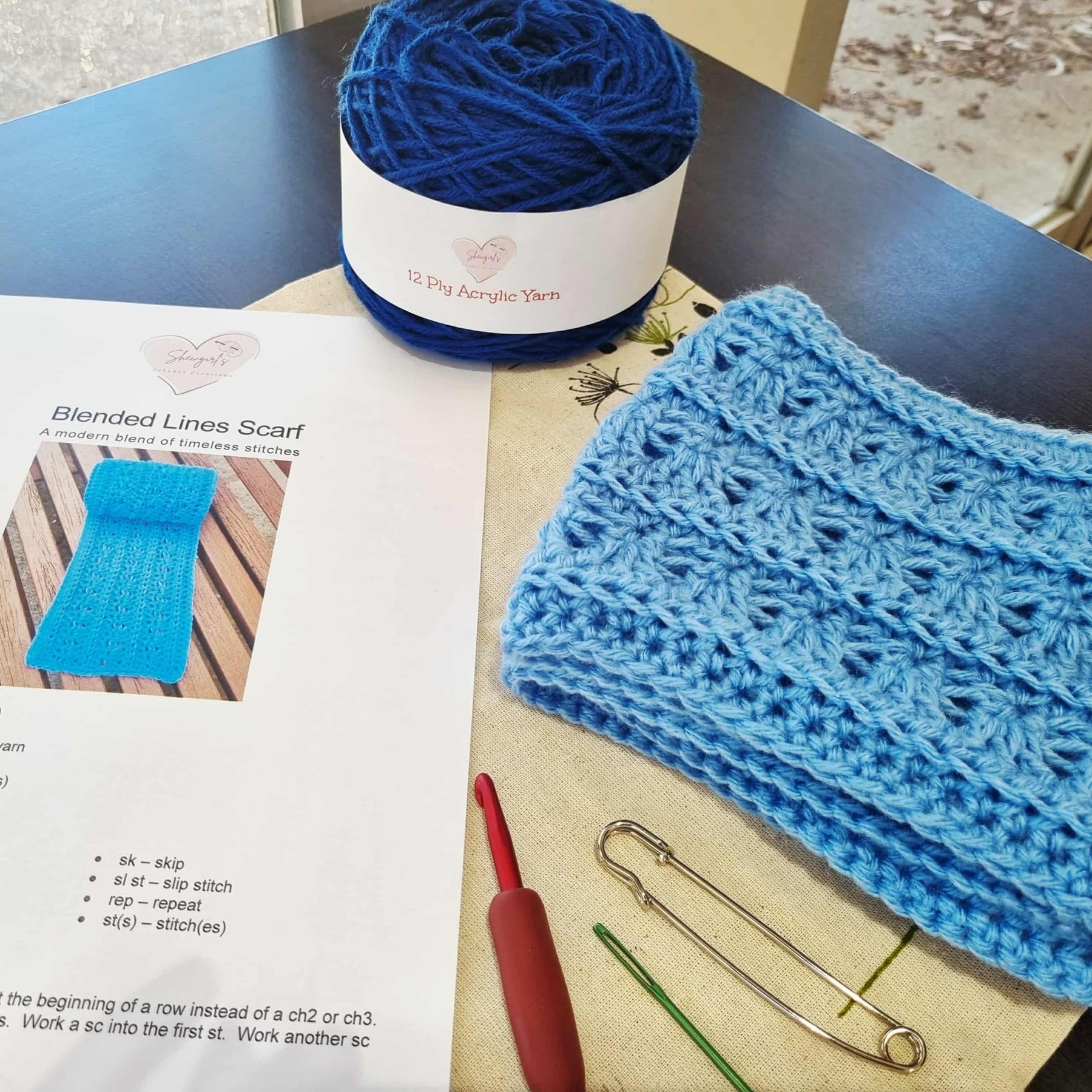 DIY Crochet Scarf Kit