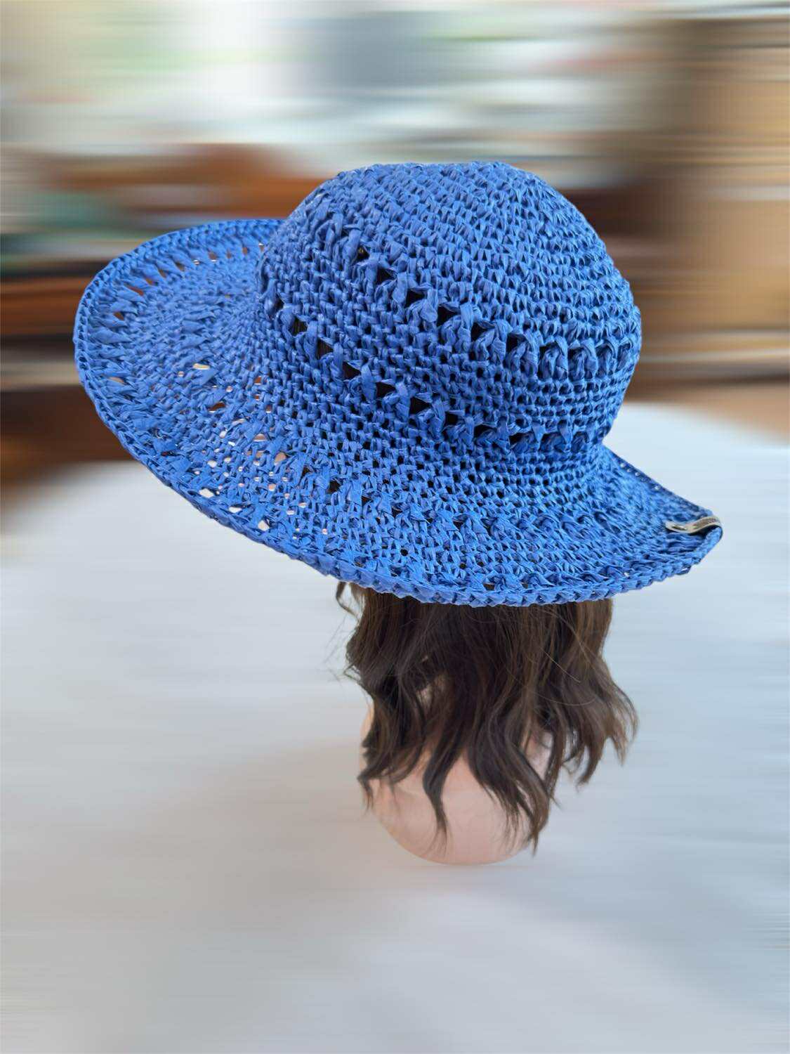 Handmade crochet Raffia Summer Hat