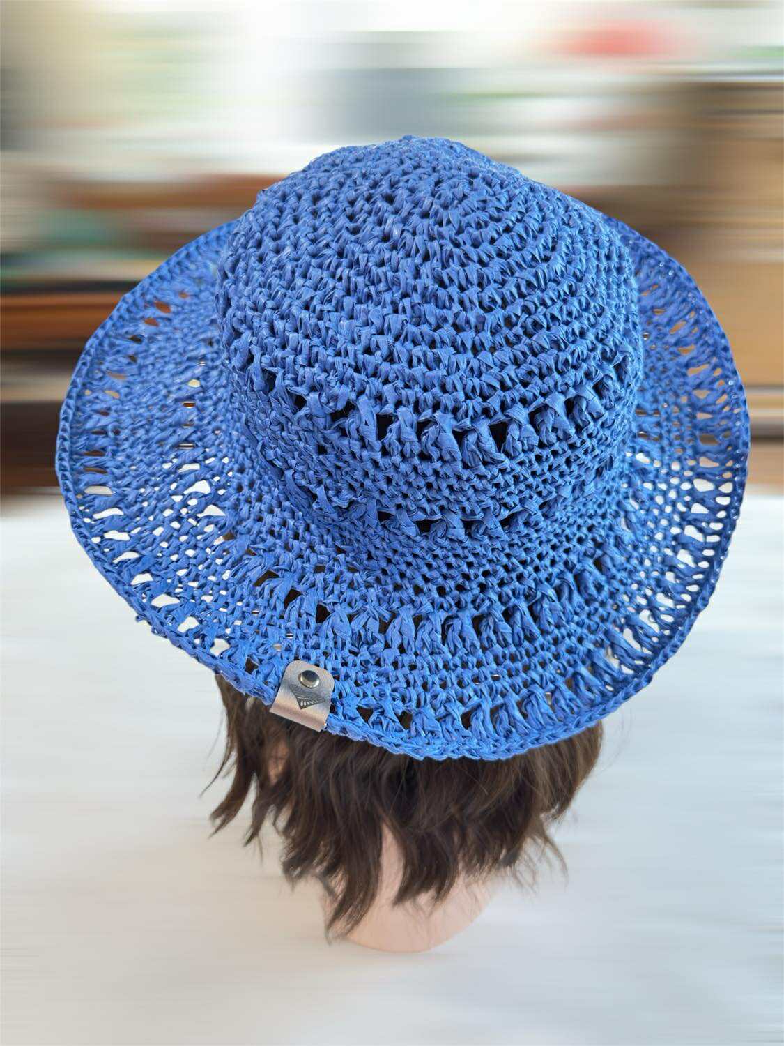 Handmade crochet Raffia Summer Hat