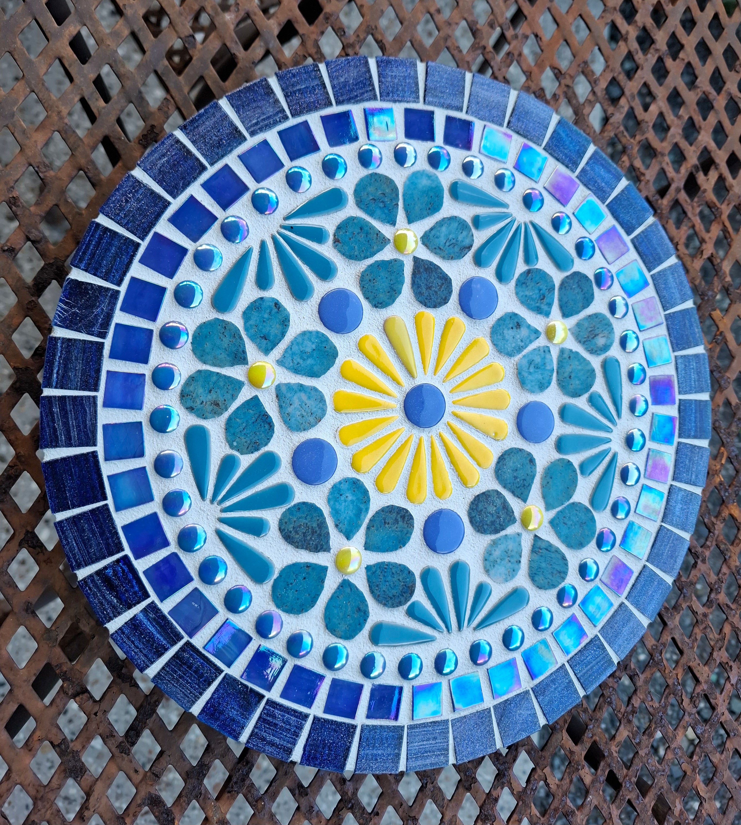 Mosaic Lazy Susan - show off your Sauces!