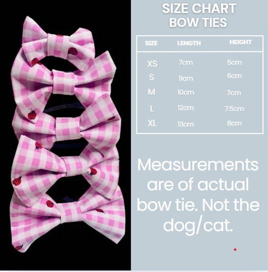Bow ties for Dogs, cats and pets. Hand made pet accessory, clothing or costume