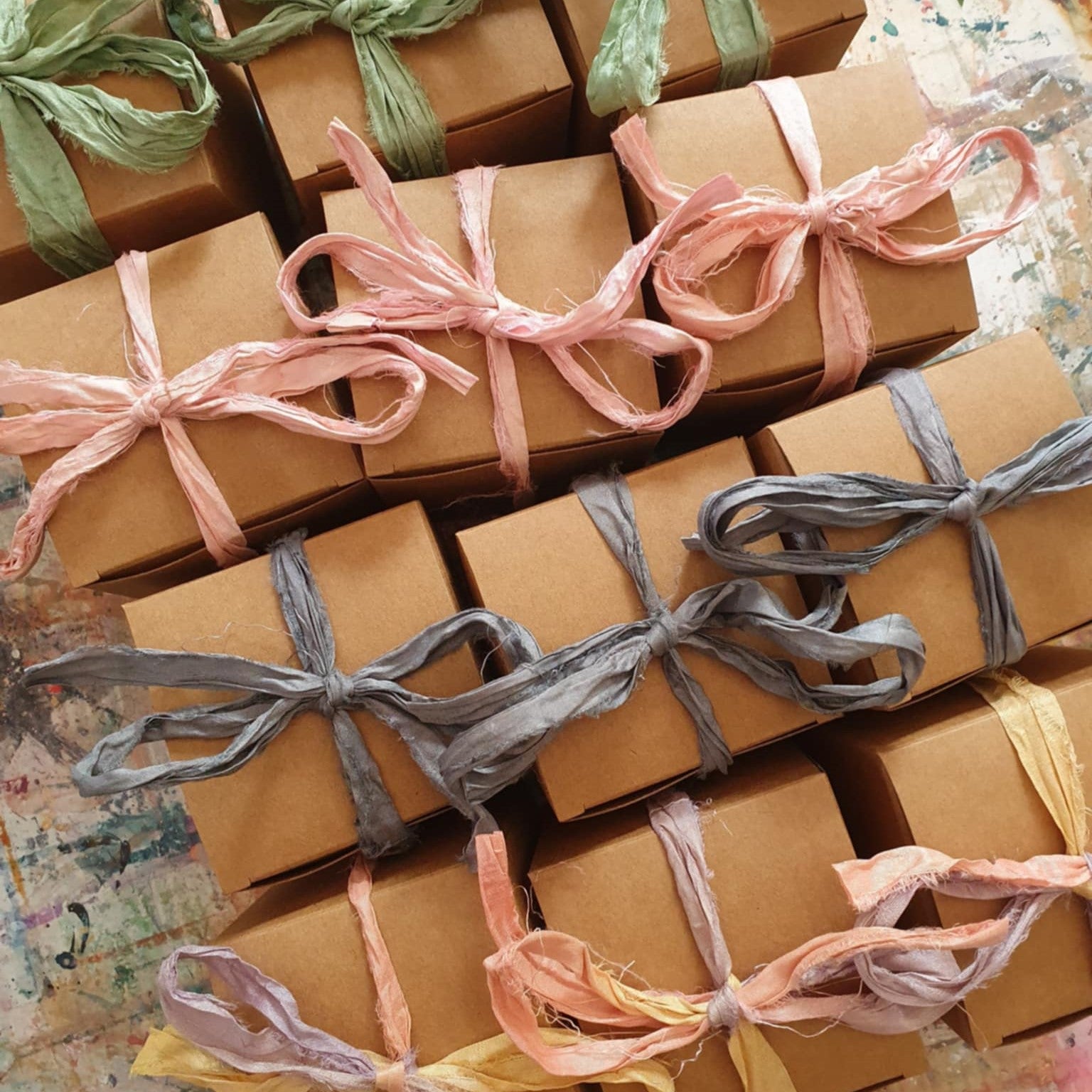 Glass Wind Chime Ornament Bell | Hand-painted Australian Gum Leaf | Bauble | Decorations