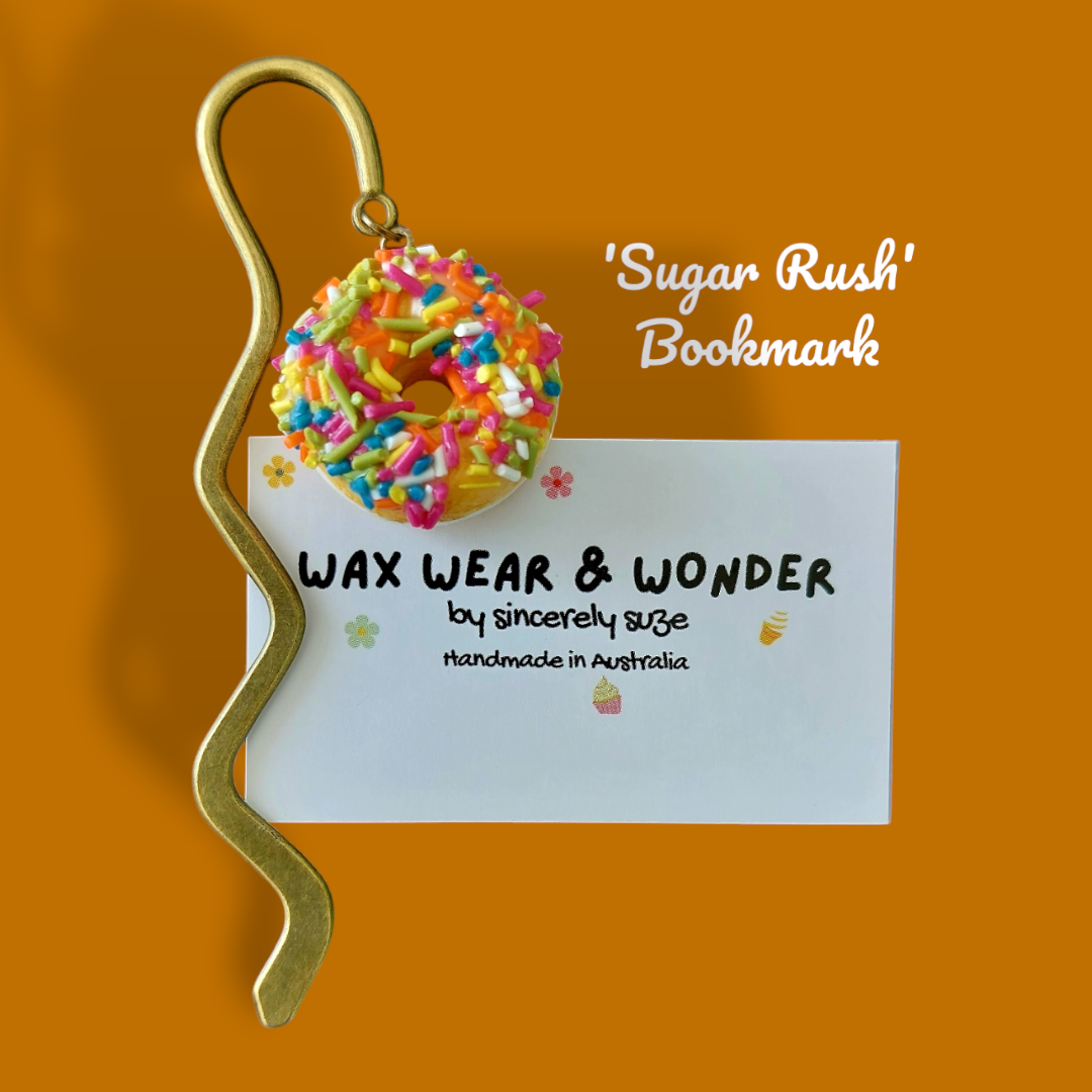 Bookmark with Food-Inspired Charm