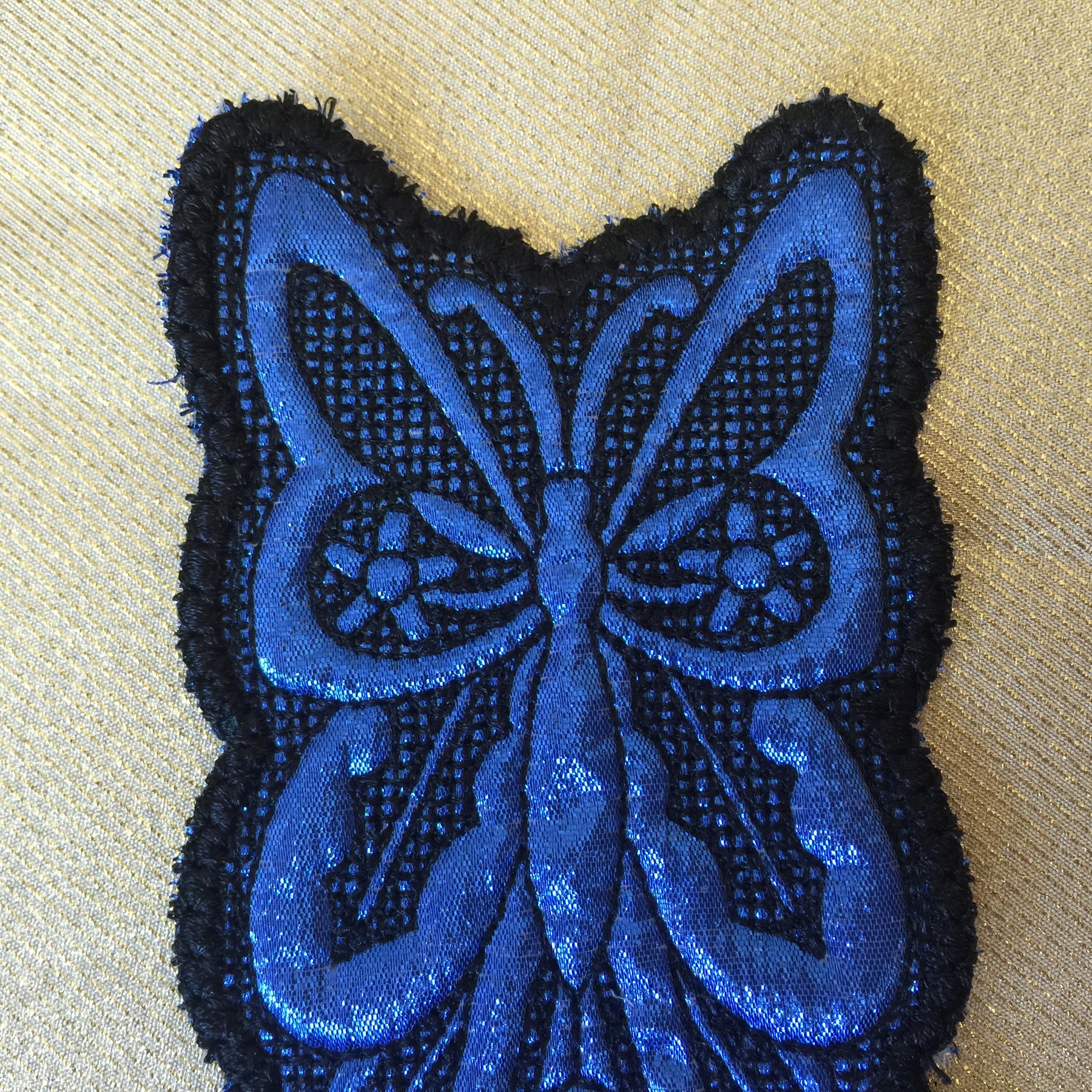 Butterfly Fabric Bookmark - Design 1