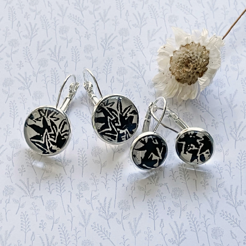 black-and-white-leaf-earrings
