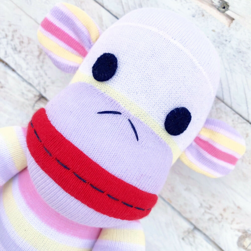 Candy-Sock Monkey-Soft Toy-3