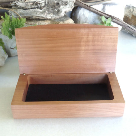 Larger Routed Wooden Box- Australian Timber- Tasmanian Myrtle