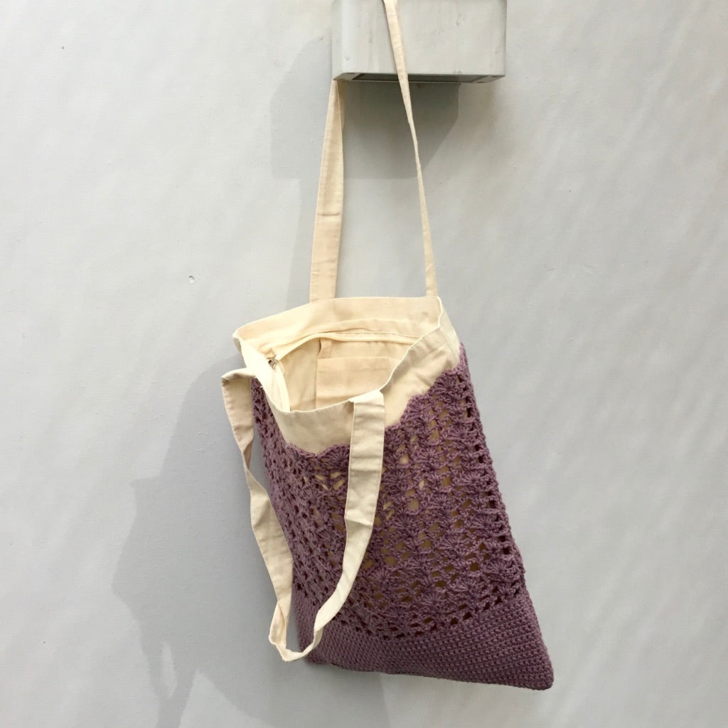 Crochet & Calico tote