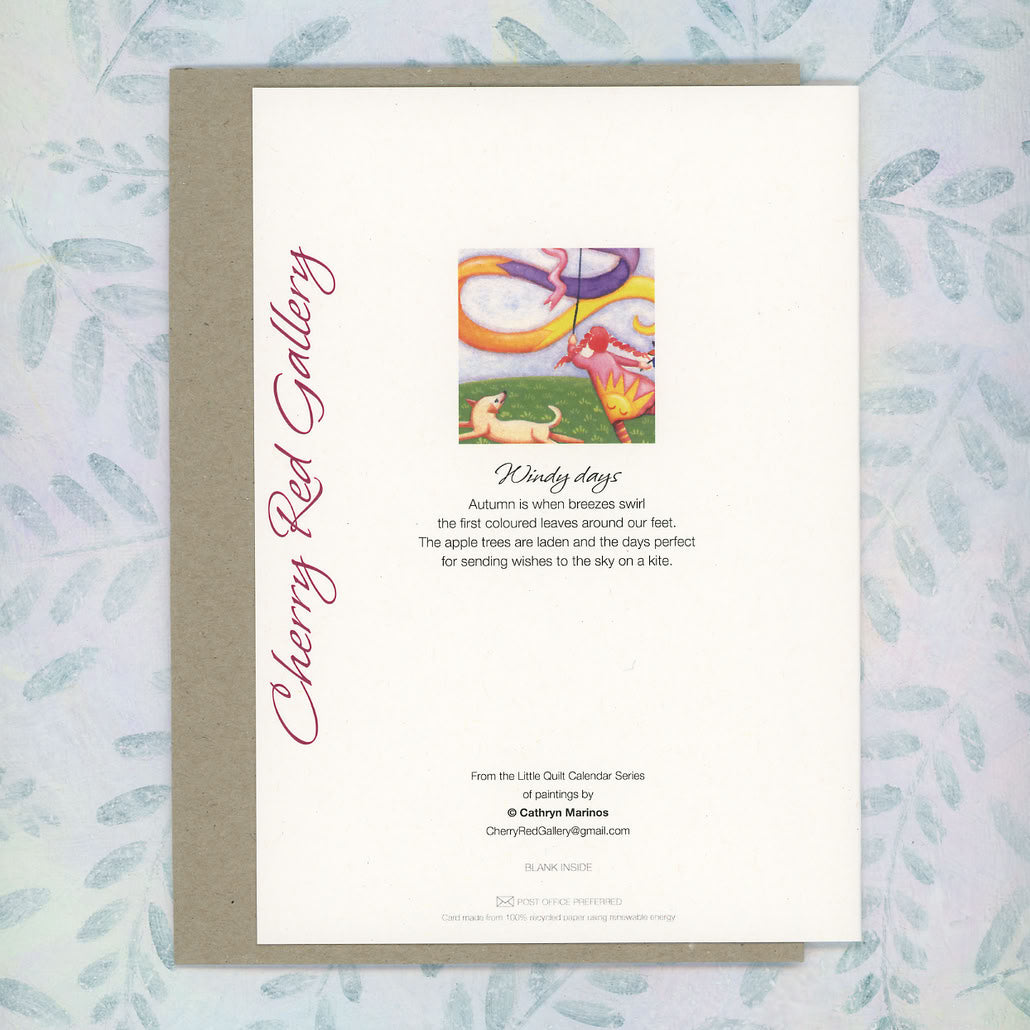 Playfully Happy Birthday Card for Any Age (lg-wind)