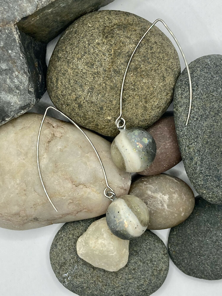 River Rocks drop dangle earrings