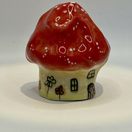 Red Cloud Mushroom fairy house ornament