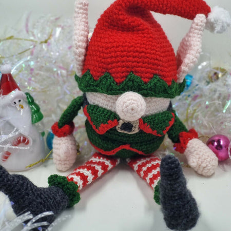 Crochet Christmas Gnome Elf