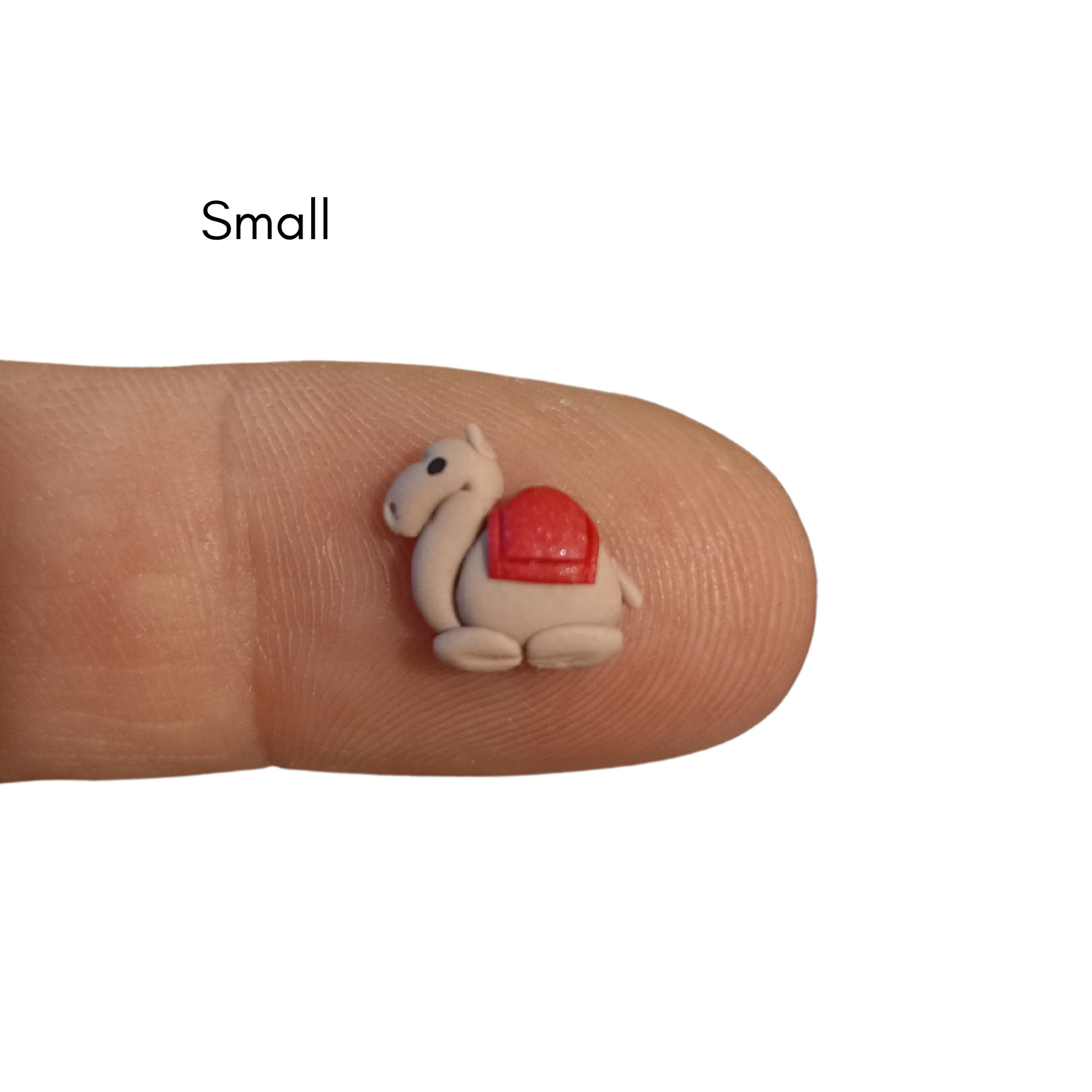 Camel stud earrings