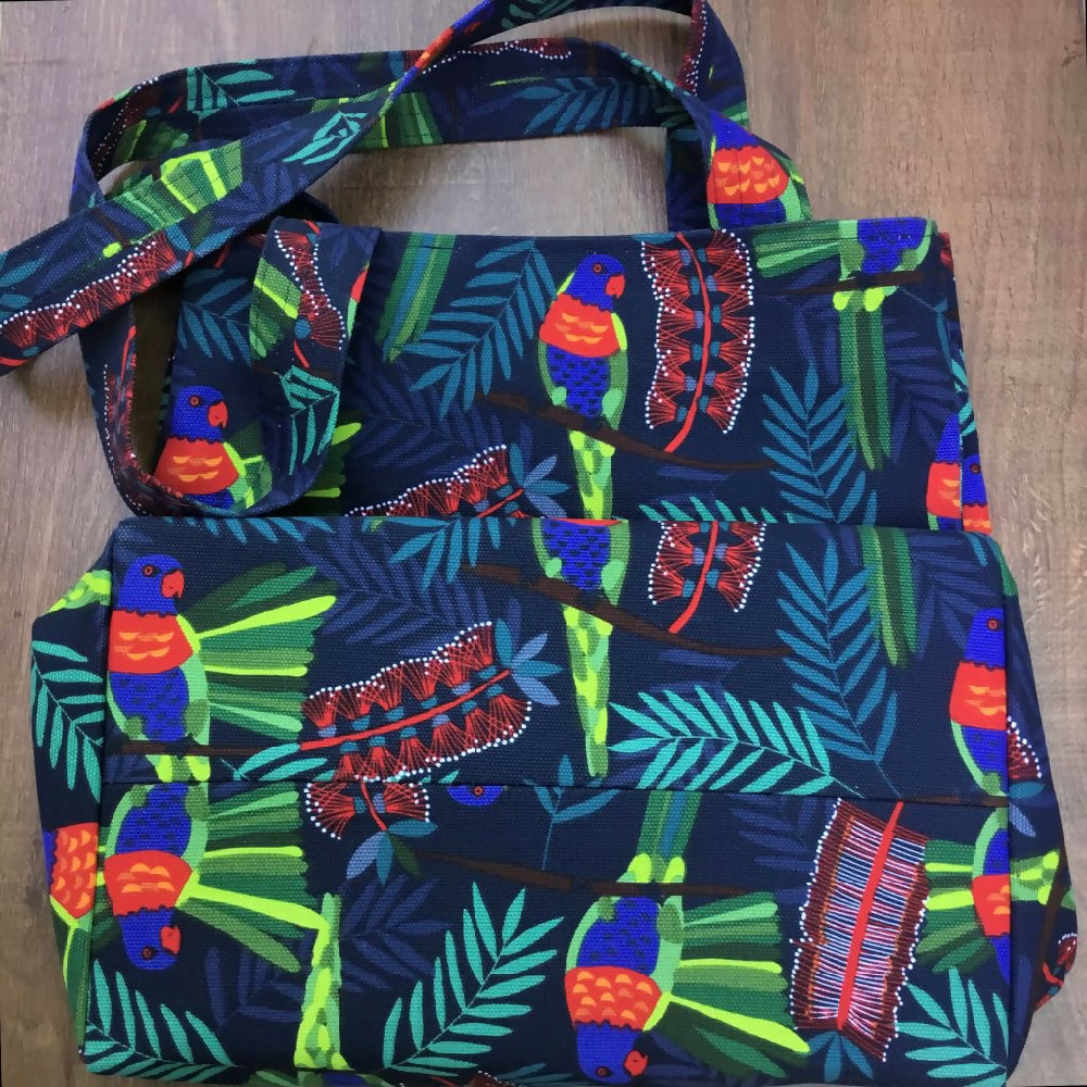 Reusable Shopping Tote - Australian Birds