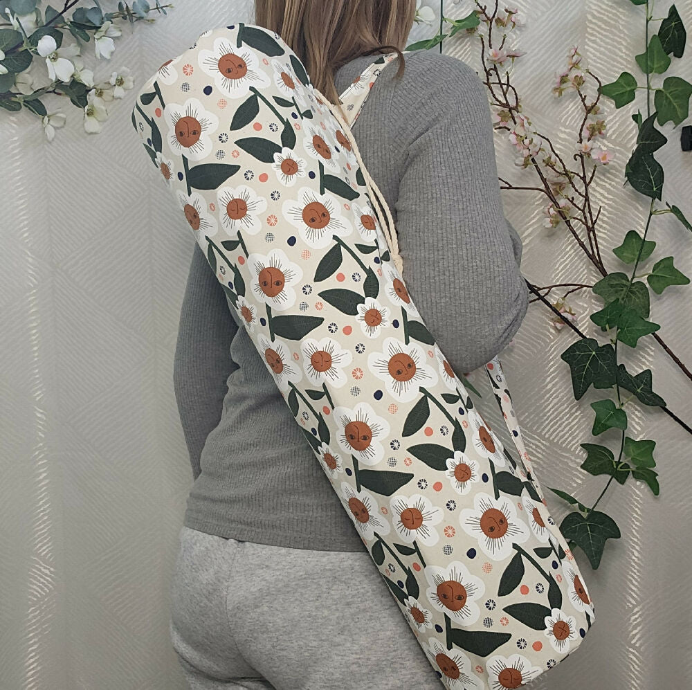 Yoga/Pilates Bag - Rise & Shine Pretty Petal