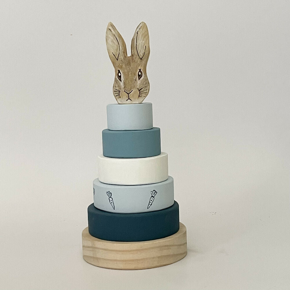 Ring stacker with Rabbit topper.