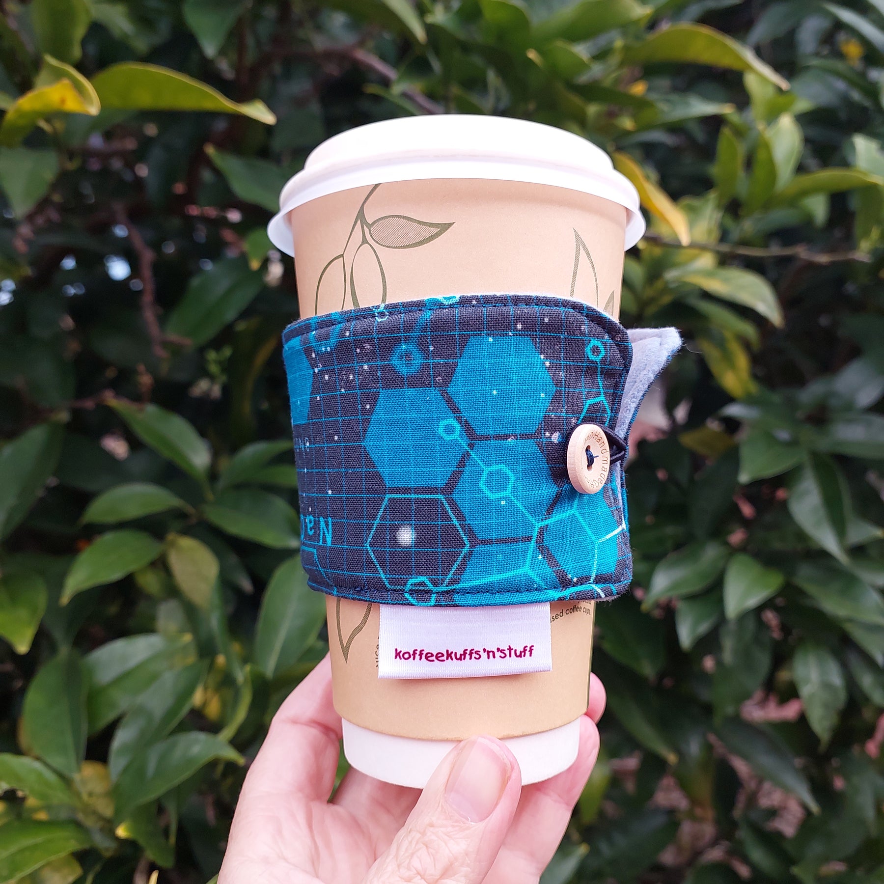 'Koffee Kuff' reuseable coffee cup wrap