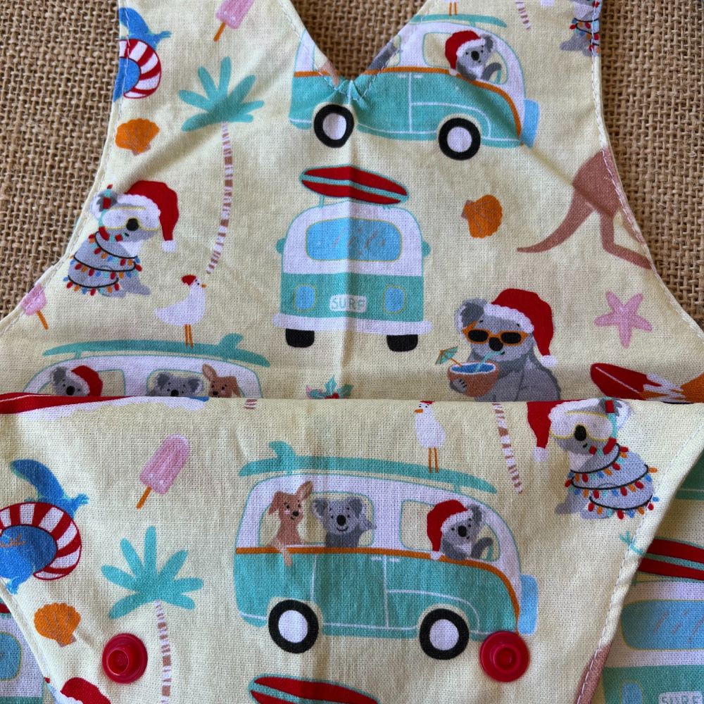 Christmas summer beach /unisex toddler overalls/shorts | dungarees