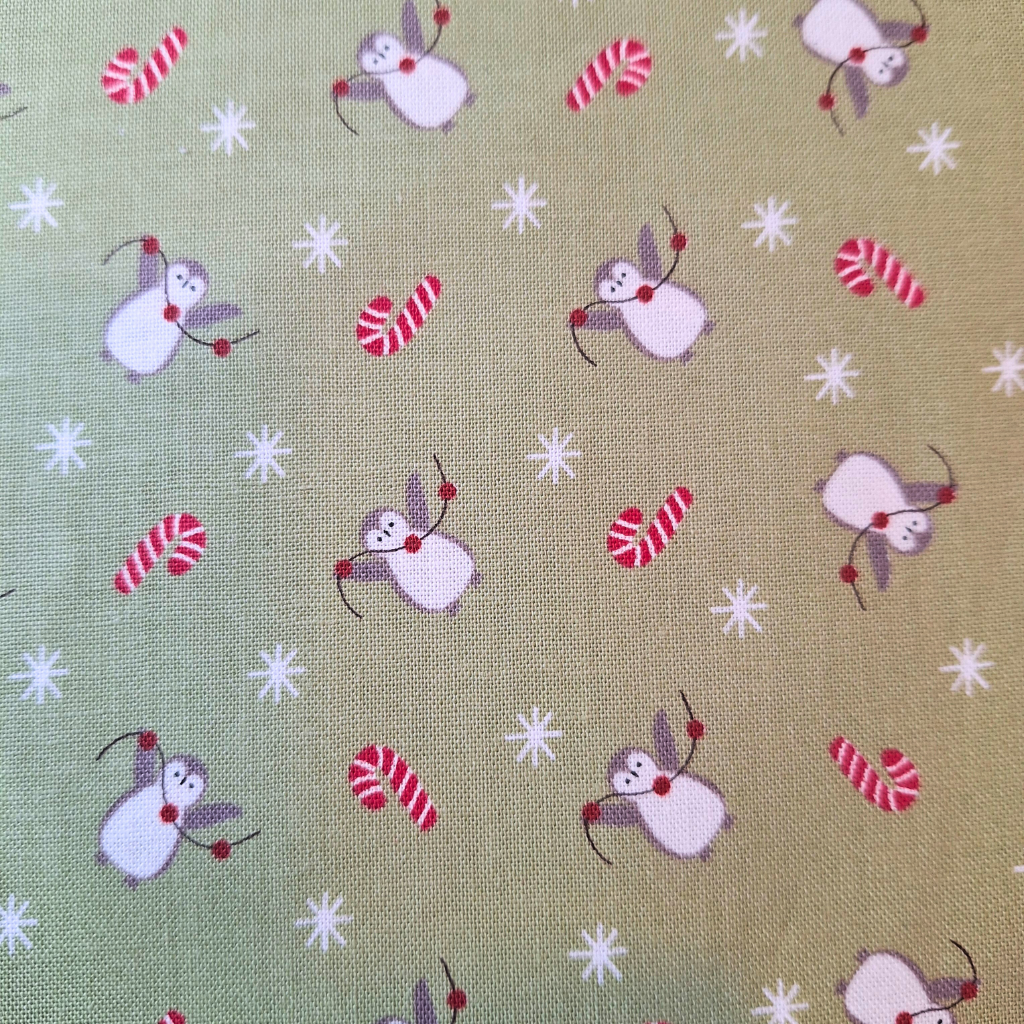 Reversible Christmas tree napkins