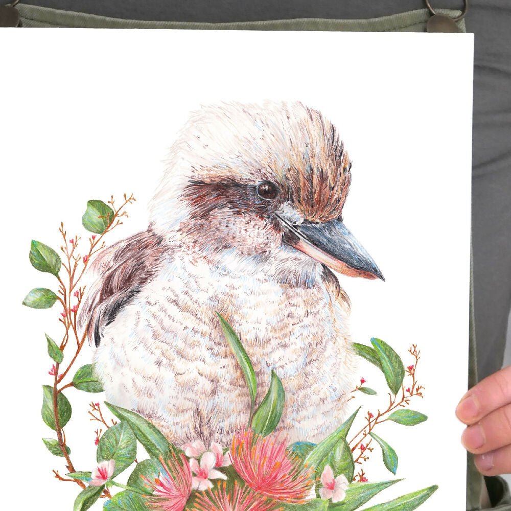 Laughing Kookaburra Art Print