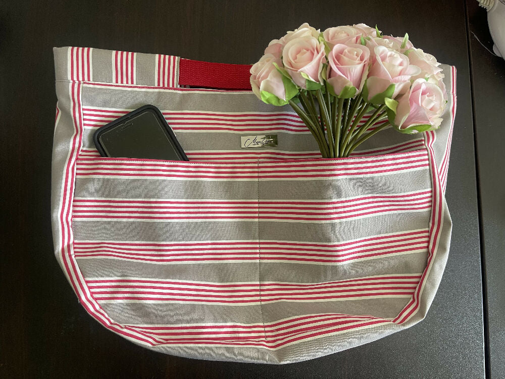 Candy Cane Market Bag