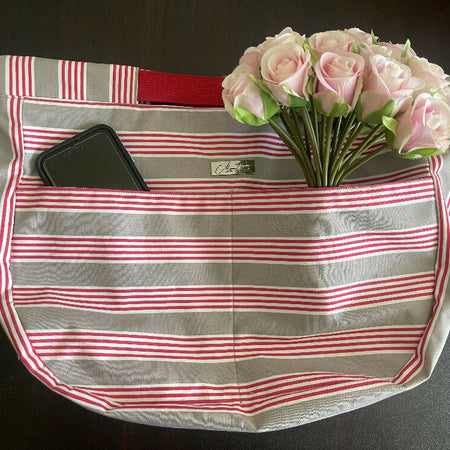 Candy Cane Market Bag