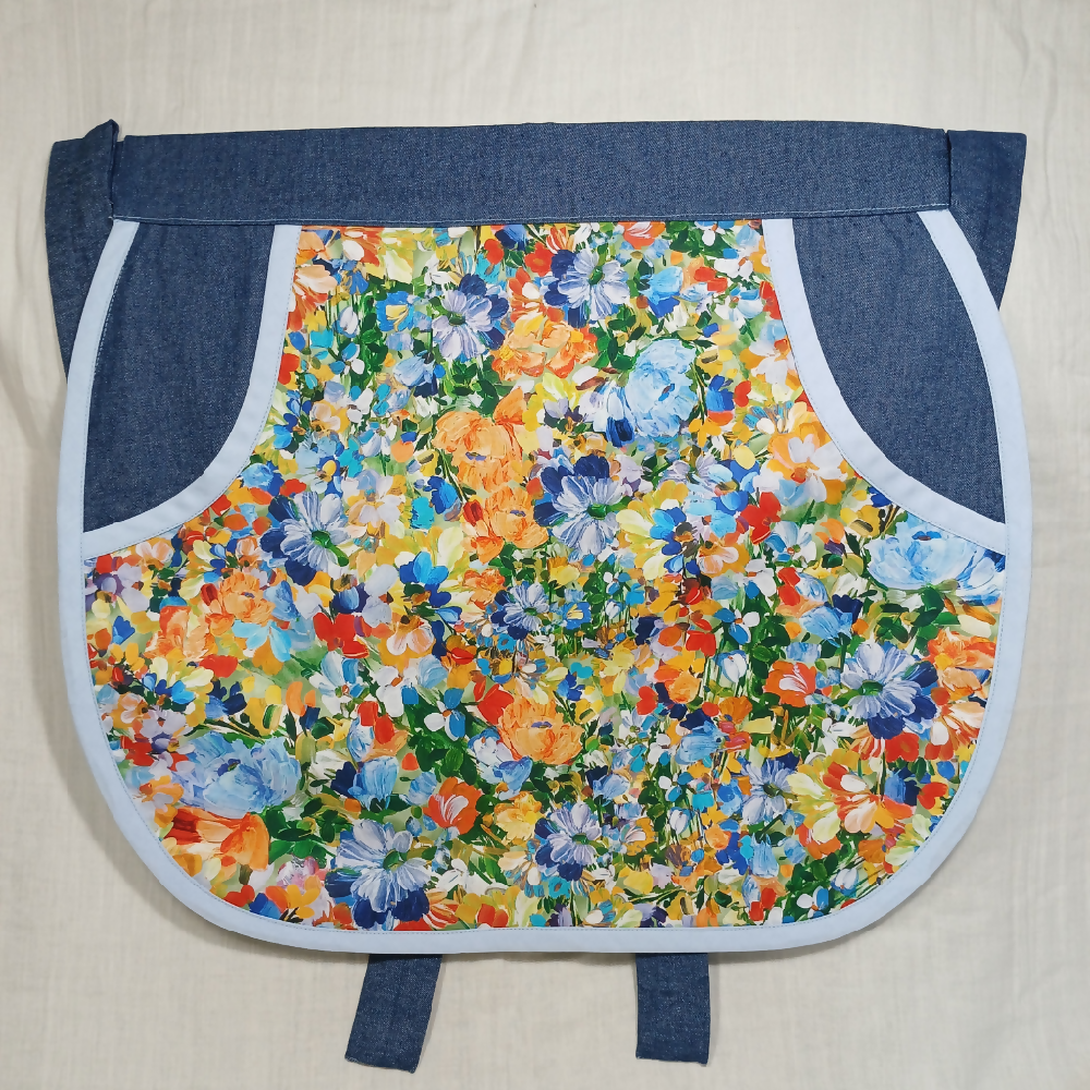 Peg bag  flowers multi