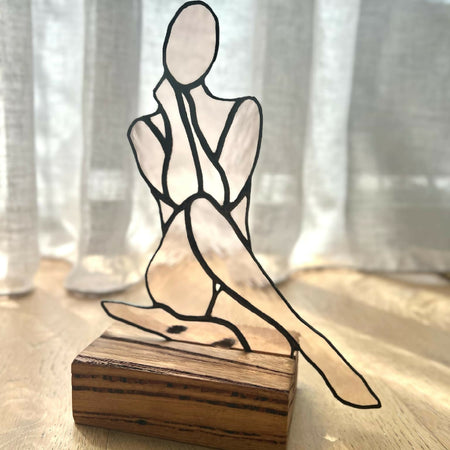 'Hannah' stained glass figure