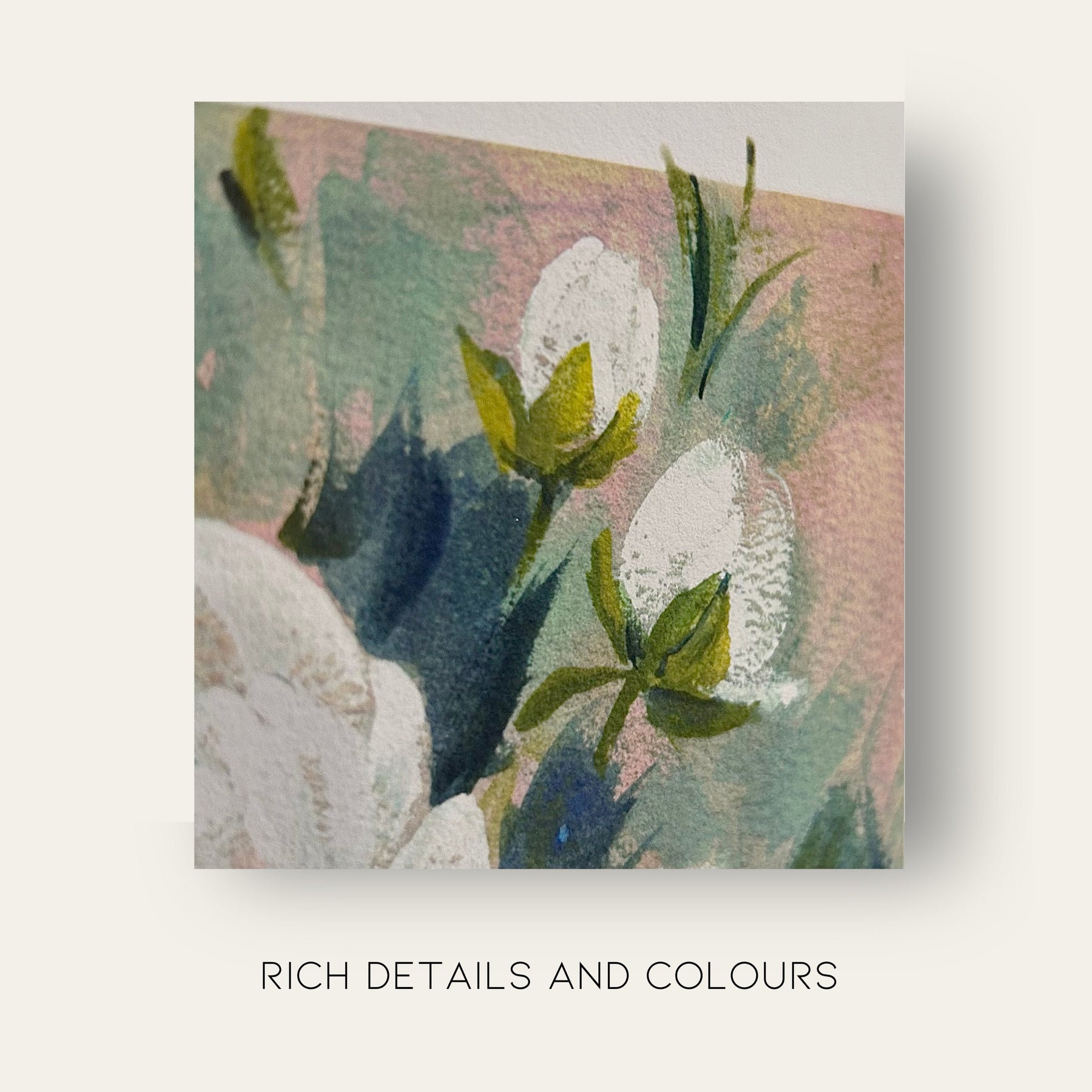 "Crowns of Grace" | Archival Botanical Wall Art | Original Floral Gouache Painting | A5 A4 Print