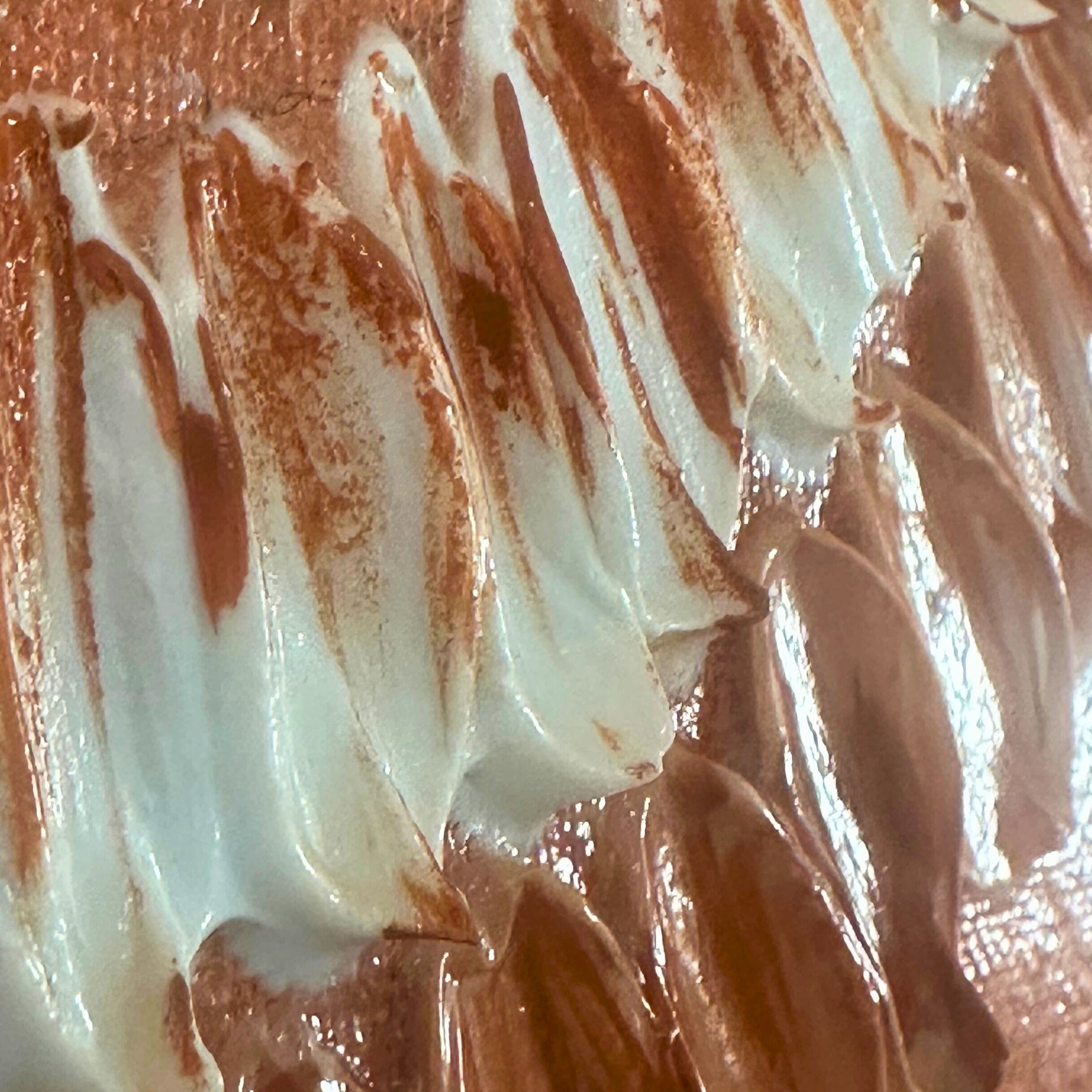 Terracotta Grace- Textured Art