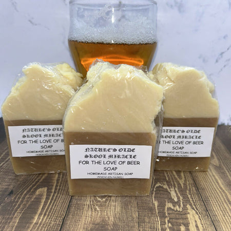 For the love of beer soap