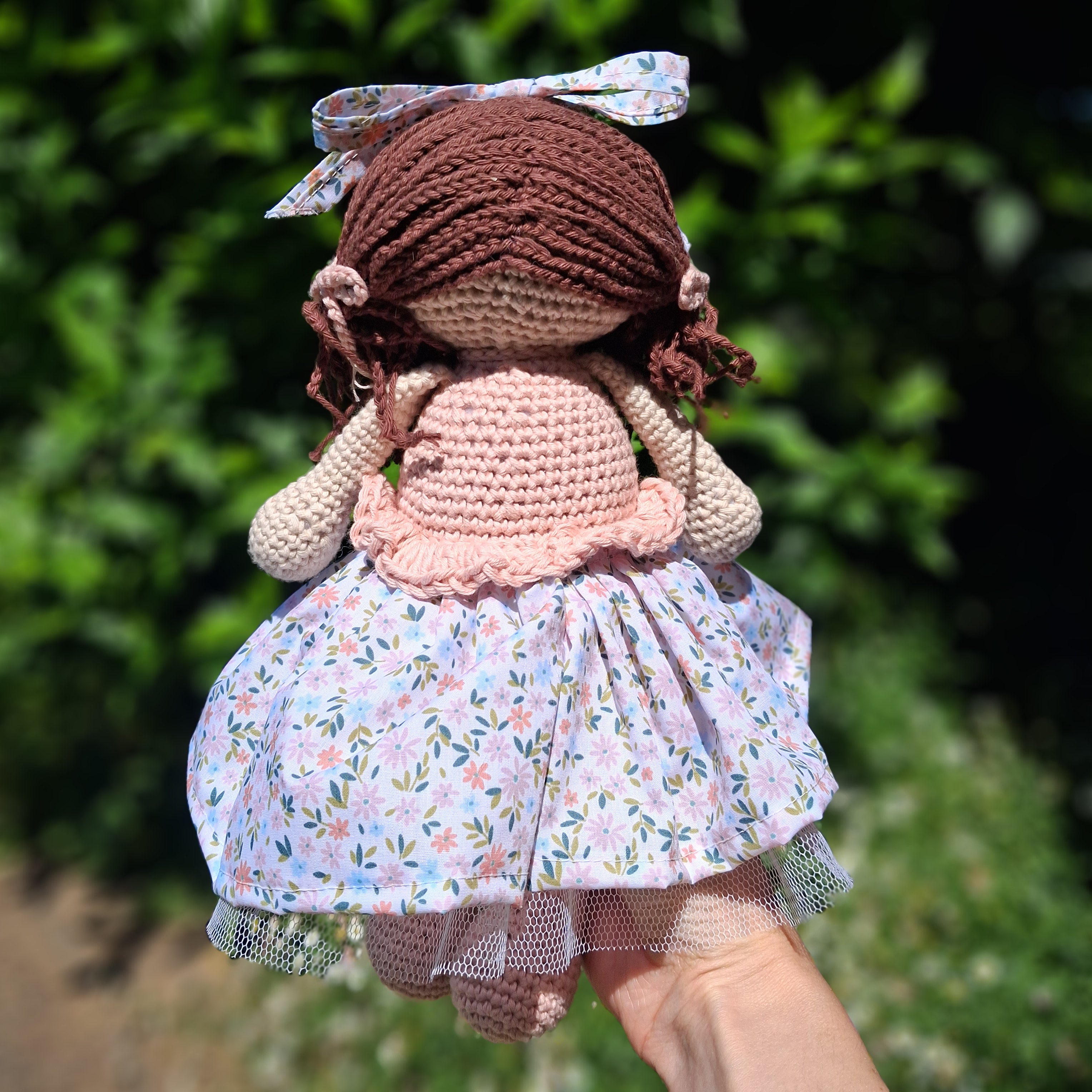 Handmade Crochet Kitty Doll - 100% Cotton