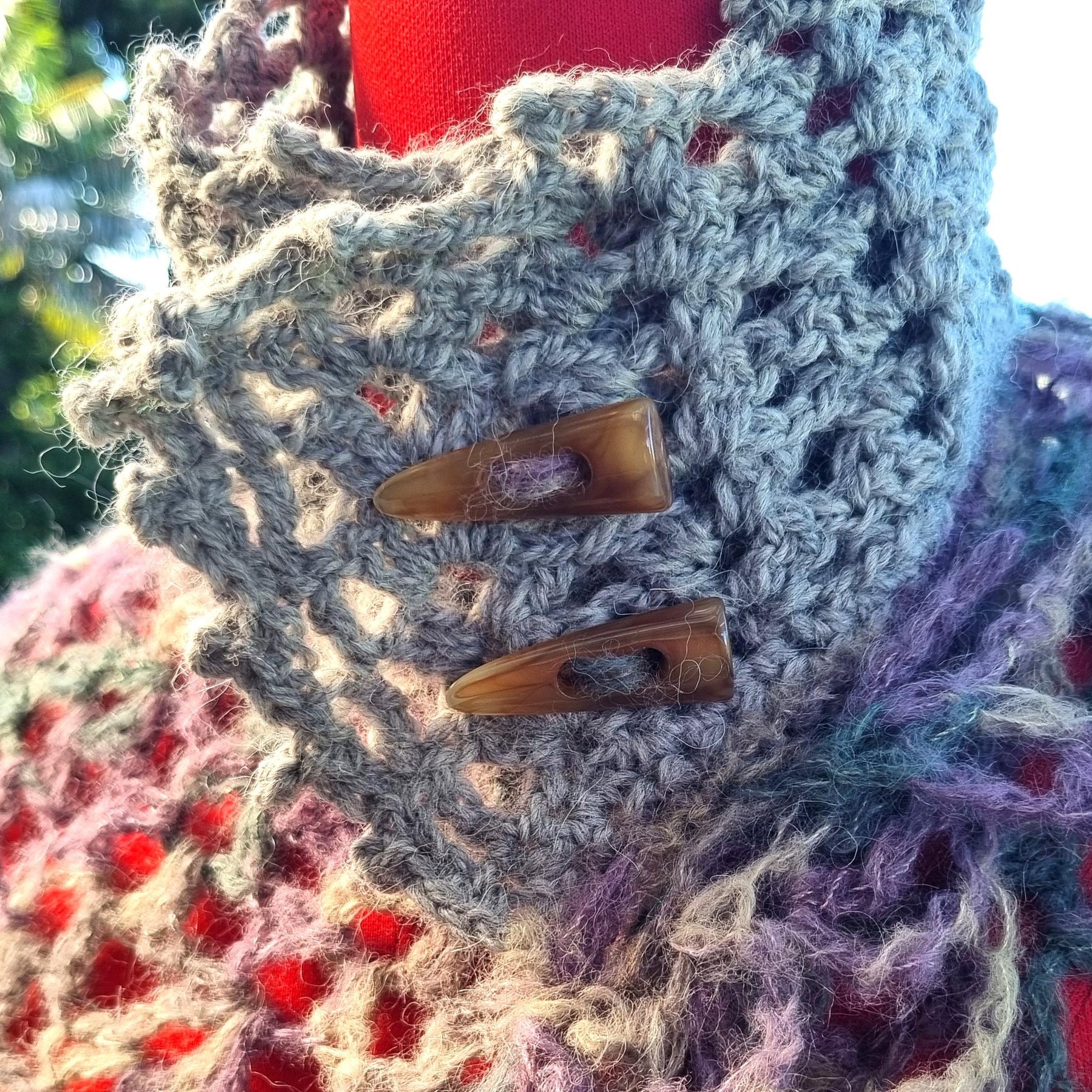 Crochet Alpaca Shawlette