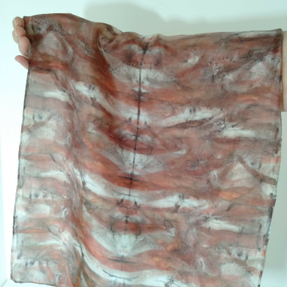 Silk scarf Jugiong tree 2