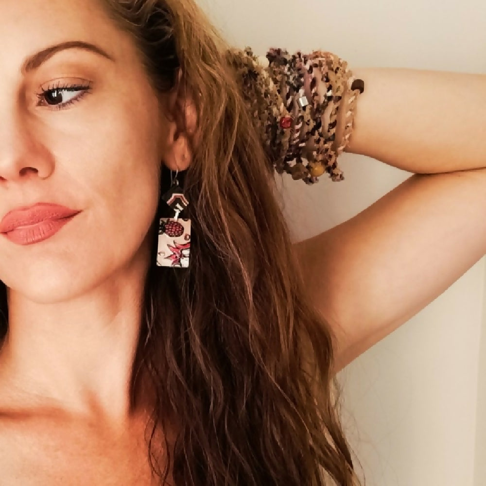 australian-handmade-artisan-jewellery-upcycled-earrings-boho-modelled