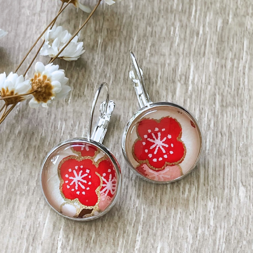 West-4th-Studio-red-cherry-blossom-earrings