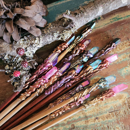 Wand with Crystal Colour Magic