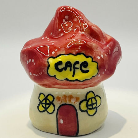 Ceramic Fairy Cafe house ornament