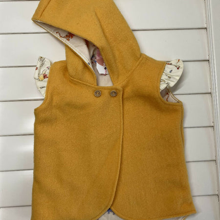 Upcycled woollen vest size 12 months