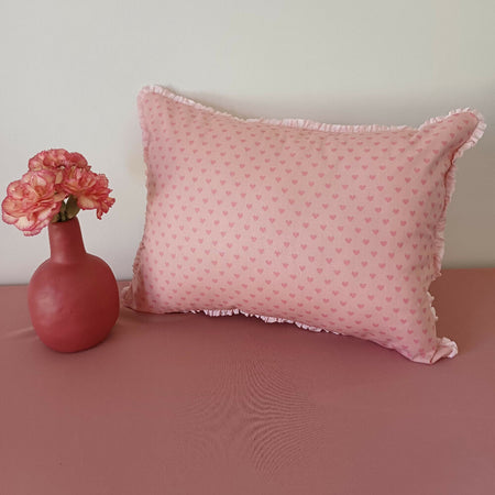 Hearts - Small Cushion - Standard Pillowcase - The Set