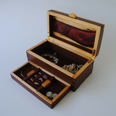 Timber Jewellery Box - Huon Pine