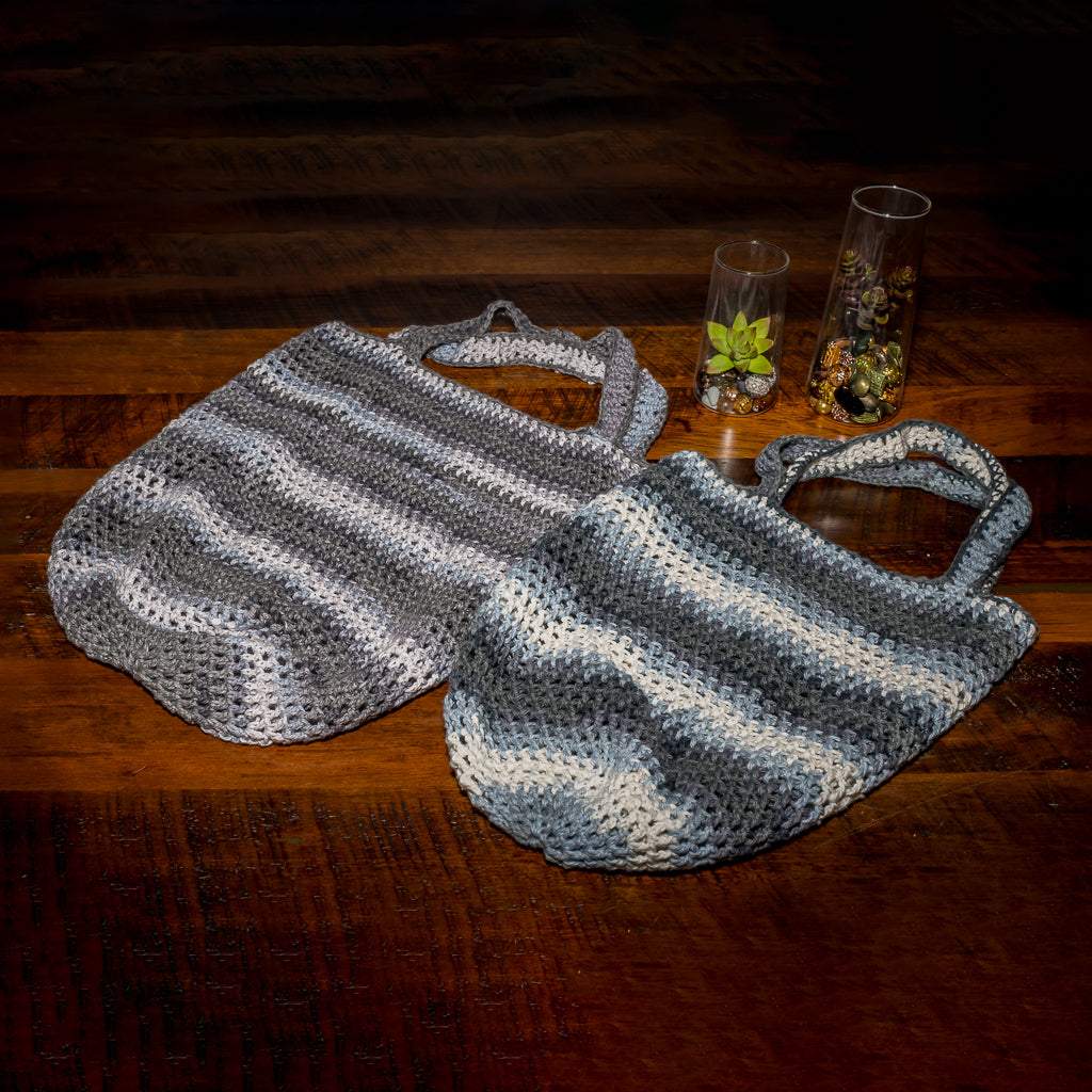 Crocheted Market Bag - Multi Coloured