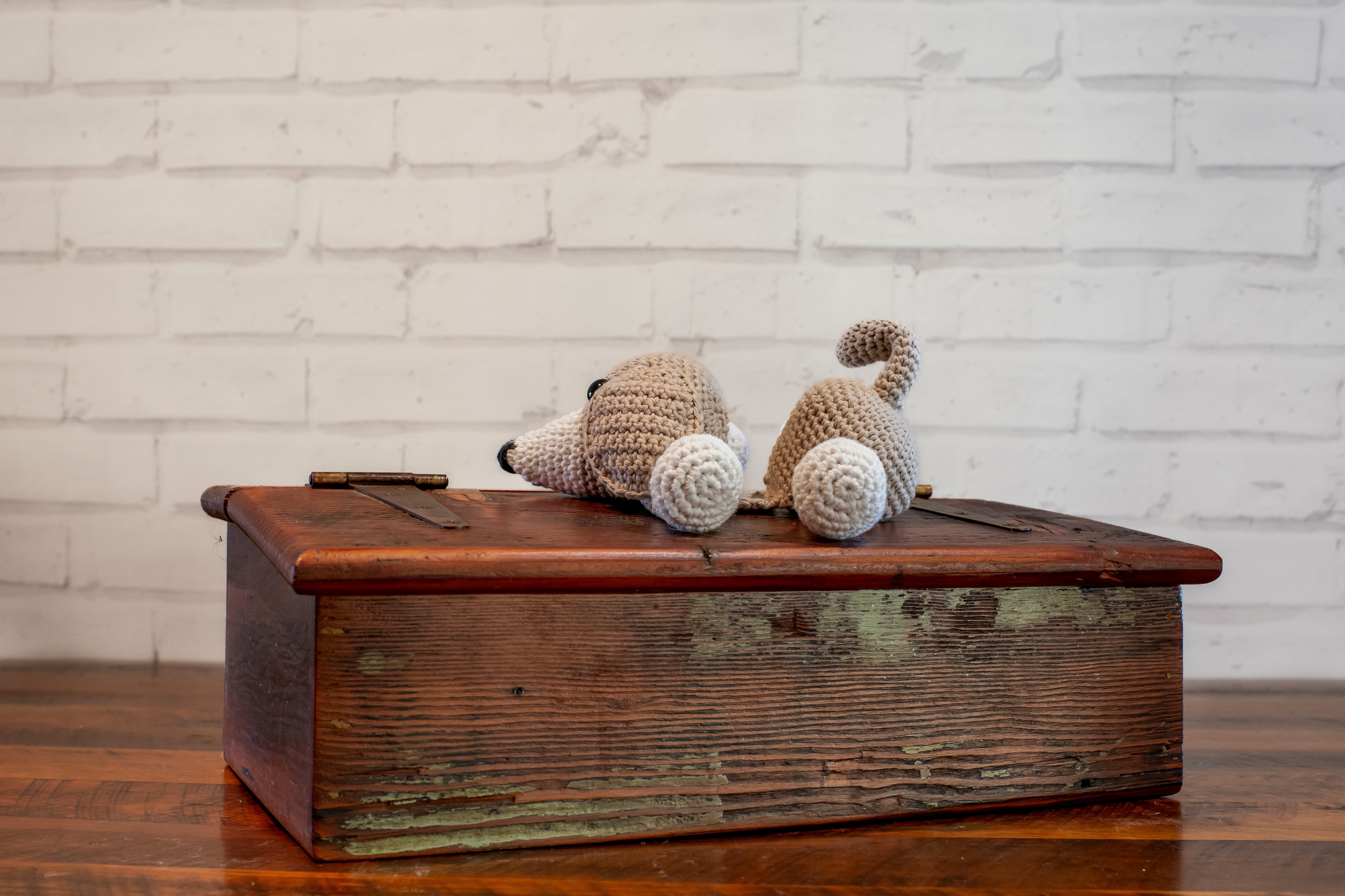 Novelty Door Stops - Crocheted Door Stops designed to slip under door