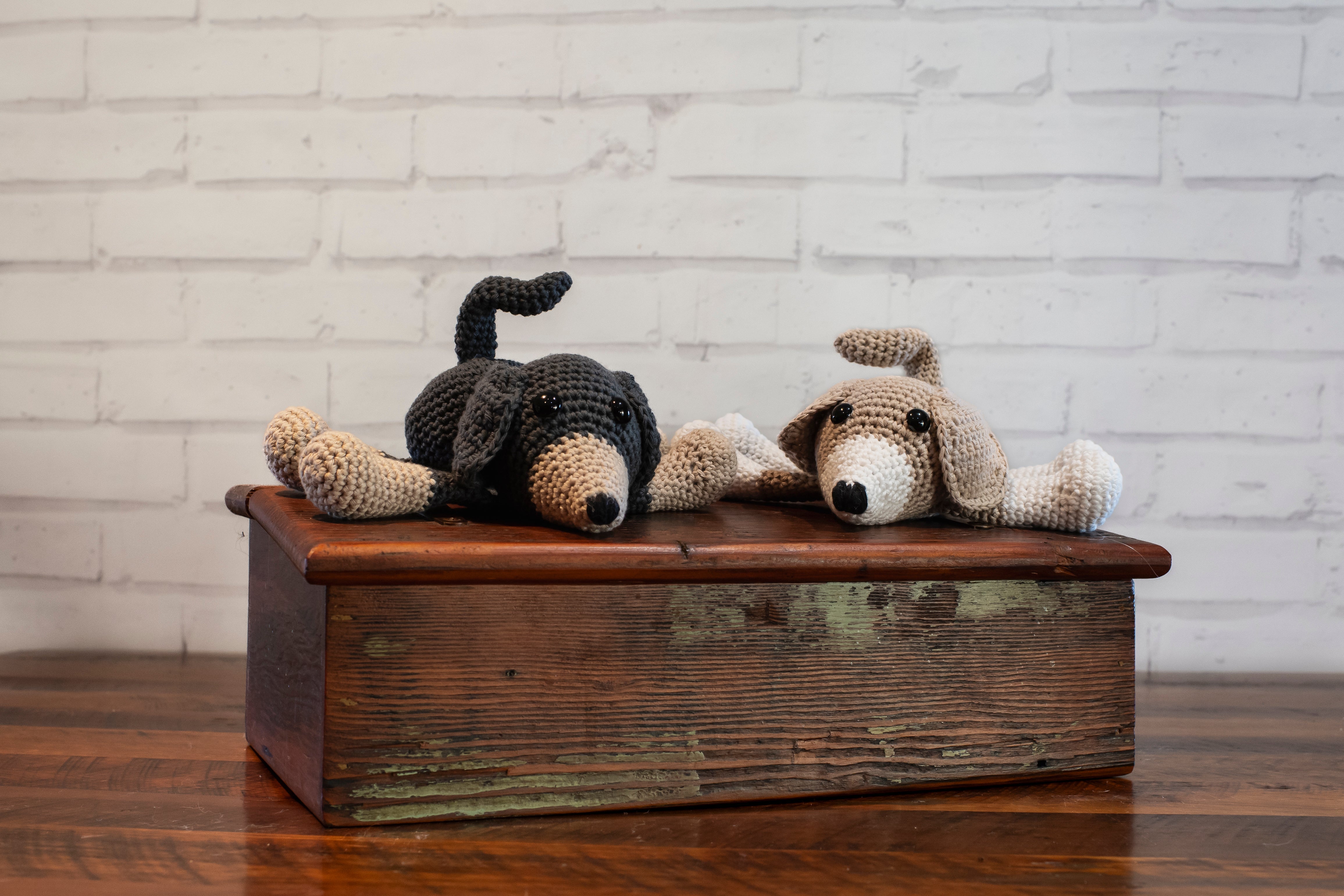 Novelty Door Stops - Crocheted Door Stops designed to slip under door