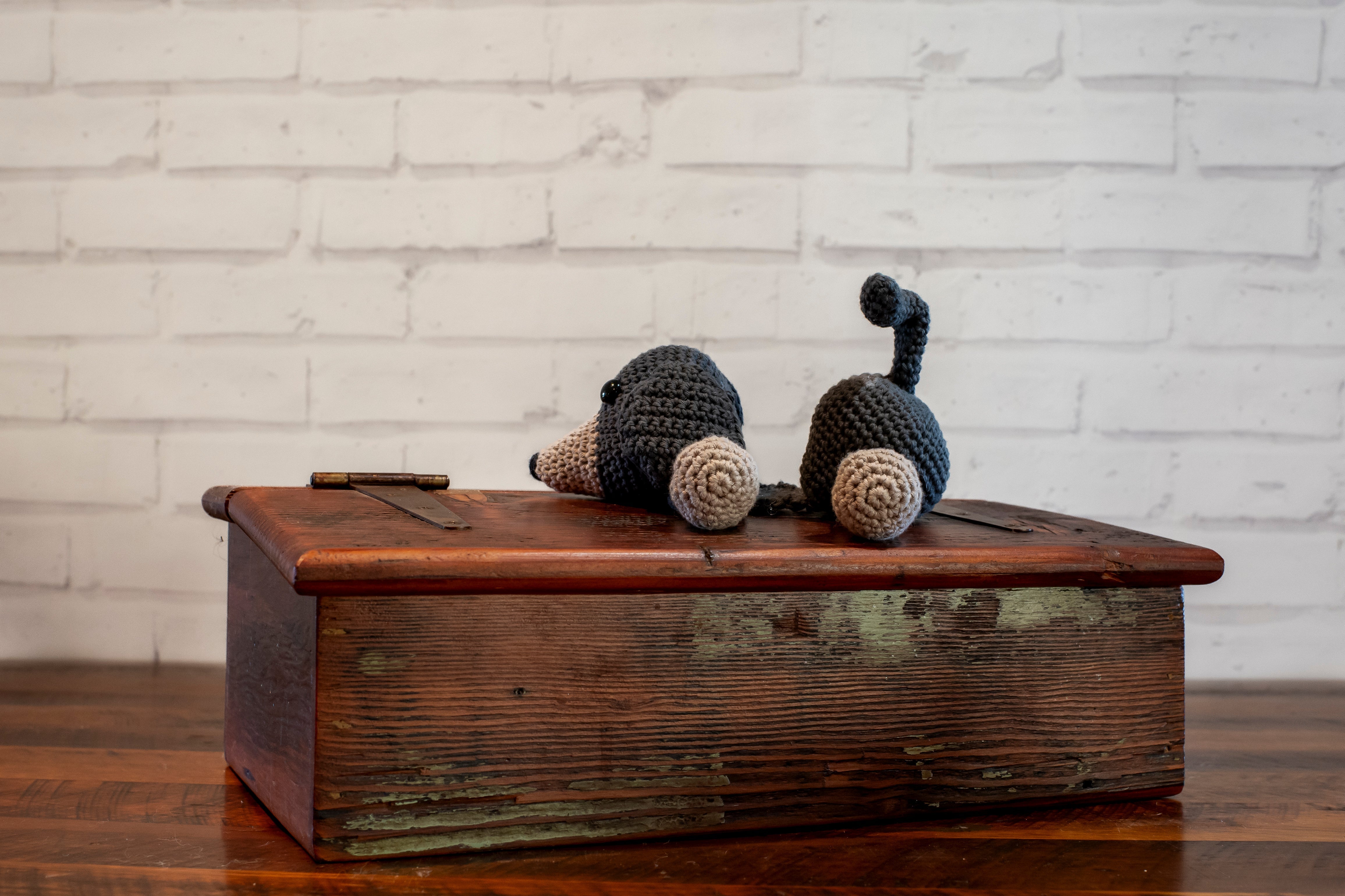Novelty Door Stops - Crocheted Door Stops designed to slip under door